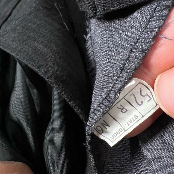 Valentino UOMO Super 120s Grey Dress Pants 52 R - Picture 16 of 16